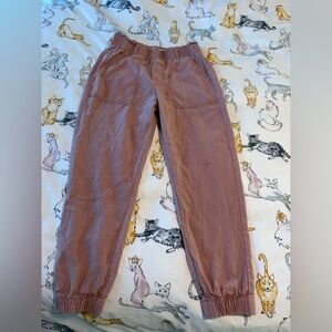 Abercrombie & Fitch Girls Mauve Pink Jogger Pants